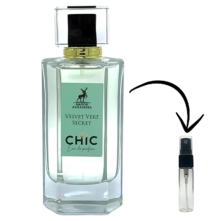 Chic Velvet Vert Secret de Maison Alhambra - Decant 5ml