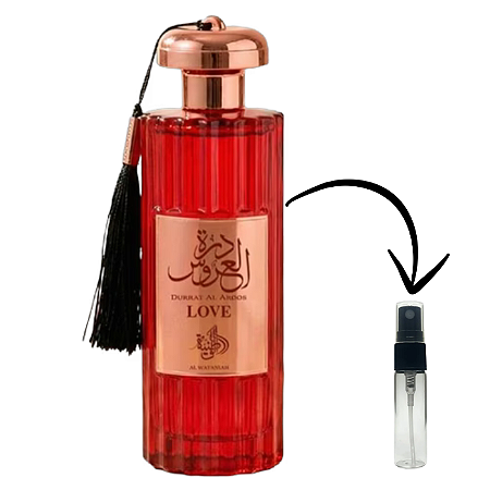 Durrat Al Aroos Love de Al Wataniah - Decant 5ml