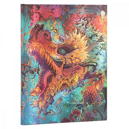 CADERNO PAPERBLANKS HUMMING DRAGON ULTRA