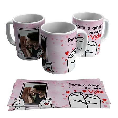 Caneca para presente - Tema Casal com Foto