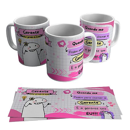 Caneca para presente - Tema Flork Melhor Gerente
