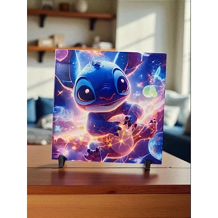 Quadro Decorativo Personalizado para Presente - Stitch