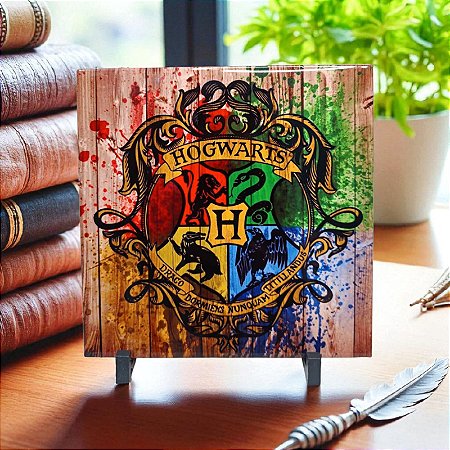 Quadro Decorativo Personalizado para Presente - Hogwarts - Harry Potter