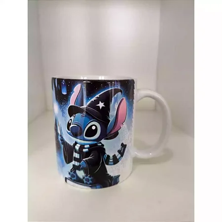Caneca Stitch Corvinal 300ml – Presente Criativo Geek e Decorativo