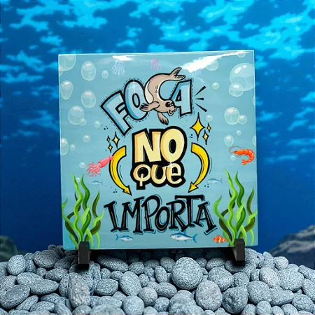 Quadro Decorativo Personalizado para Presente - Foca no que importa