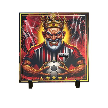 Azulejo Decorativo Rei Tricolor São Paulo SPFC Campeão do Morumbi