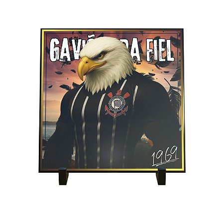 Azulejo Decorativo Gavião Alvinegro Torcedor Paulista