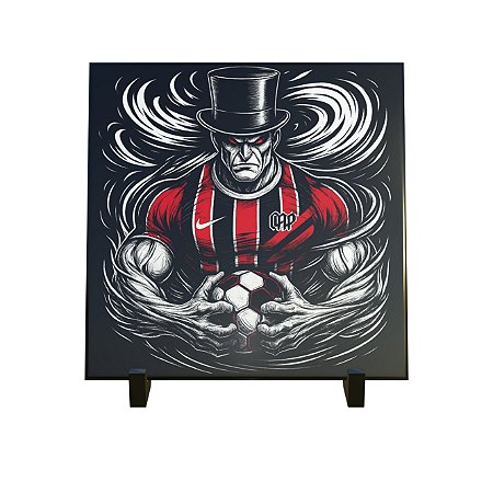 Azulejo Decorativo Mascote Cartola Rubro-Negro Paranaense