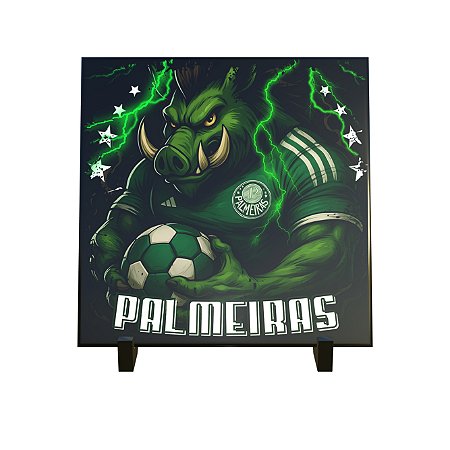 Azulejo Decorativo Javali Alviverde Torcedor Paulista