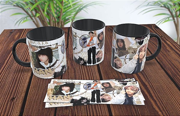 Caneca Han Stray Kids K-pop Personalizada 325ml