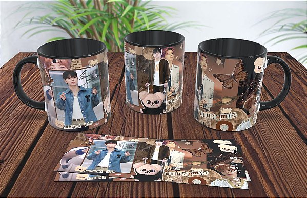 Caneca Seungmin Stray Kids K-pop Personalizada 325ml