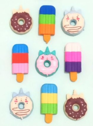 Mini Borracha Donut e Picolé