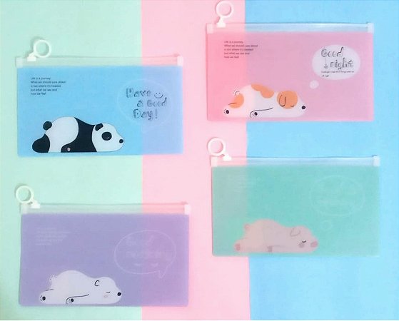 Pasta Zip Bag bichinhos