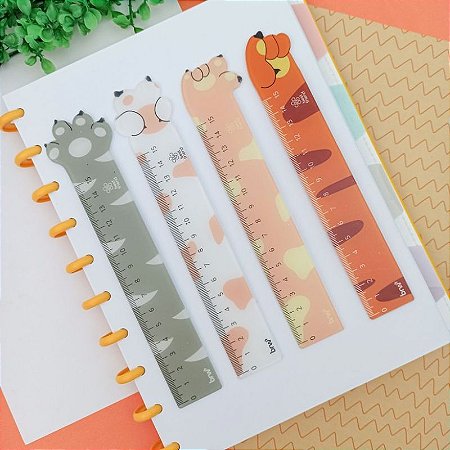 Régua Plástica Pets 15cm