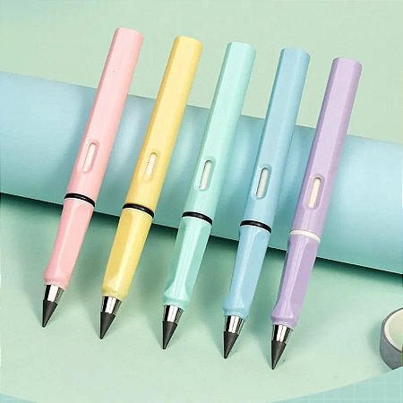 Lápis Infinito cores pastel