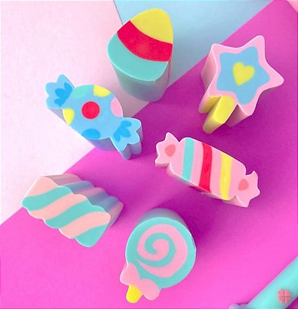 Borrachas Longas, Decoradas / Candy