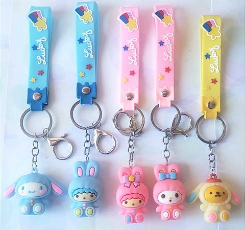 Chaveiro Hello Kitty Kuromi Lucky Tom Pastel Importados