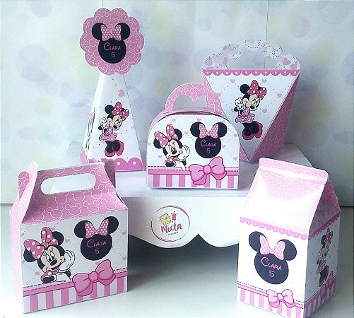 Kit Lembrancinha Personalizada da MINNIE