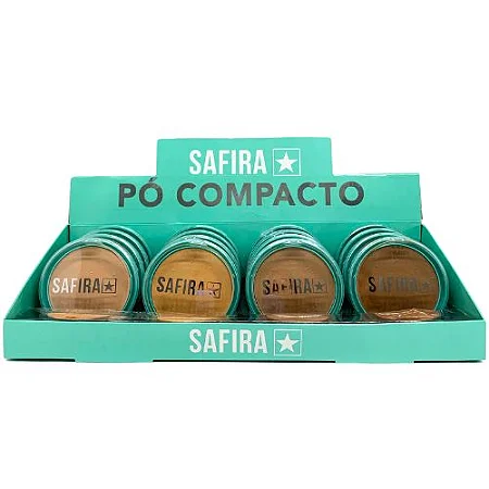 Pó Compacto- Tons Mistos  SAFIRA