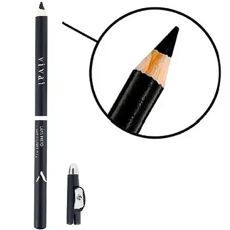 Lápis para Olhos com Apontador Vivai Preto