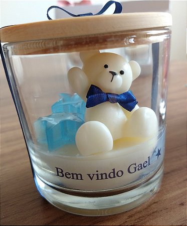 Kit Lembrancinha - Urso com Estrela - 10 Unidades