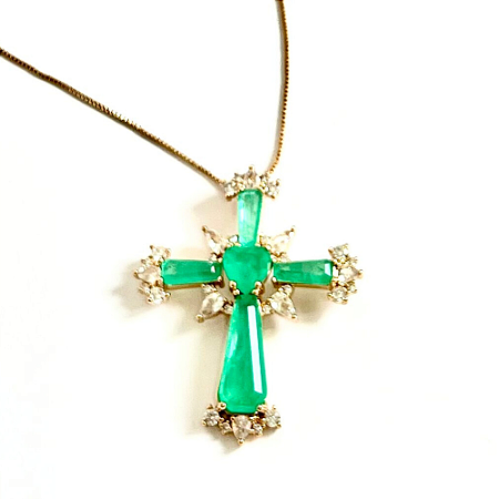 Cordão Cruz Esmeralda