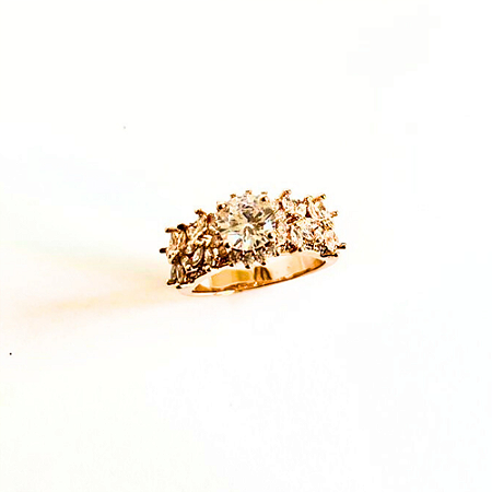 Anel Cristal e Zirconia