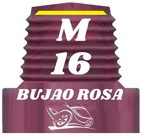 Bujão Rosa M16, Bujão Carter, Moto Carro Caminhao