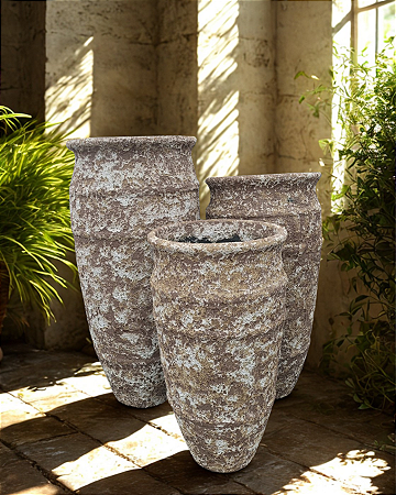 VASO DOHA CERÂMICA ESMALTADA MEDITERRÂNEO