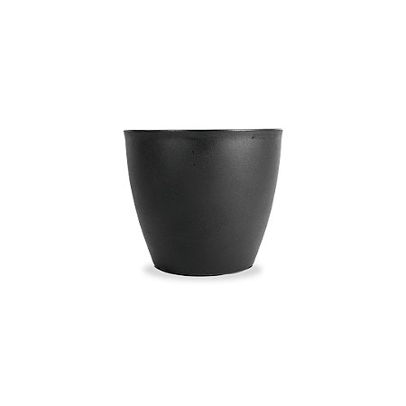 VASO VIETNAMITA FOSCO 48 POLIETILENO PRETO ABSOLUTO