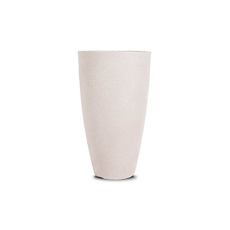 VASO VIETNAMITA FOSCO 70 POLIETILENO BRANCO MÁRMORE