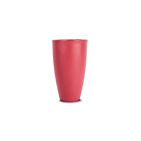 VASO VIETNAMITA FOSCO 50 POLIETILENO VERMELHO