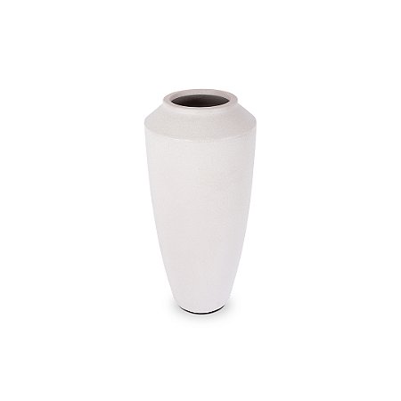 VASO THAI 110 POLIETILENO BRANCO MÁRMORE