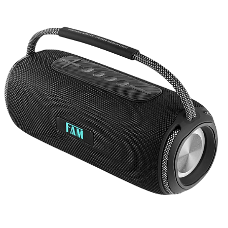 Caixa de Som Bluetooth 40W Resistente à Água IPX6 - FAM