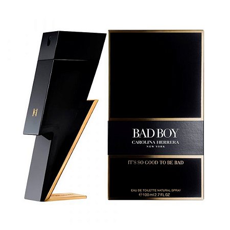 Perfume Bad Boy Carolina Herrera Eau De Toilette - Perfume Masculino 100ml