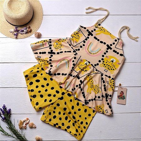 Conjunto Oncinha (Tam 8/10)