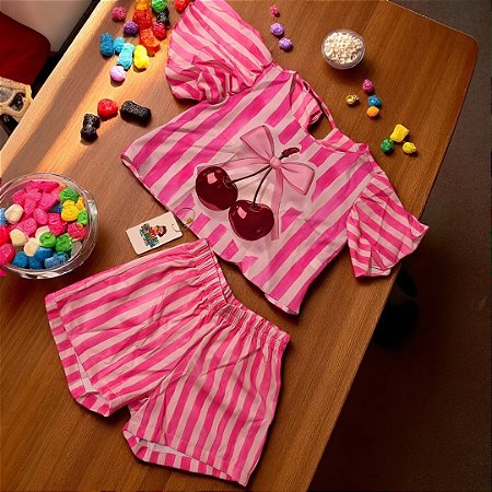 Conjunto Cereja (Tam 10)