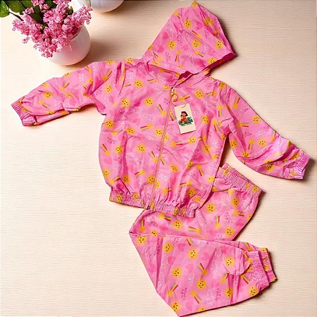 Conjunto corta vento - Solzinho (Tam 8)