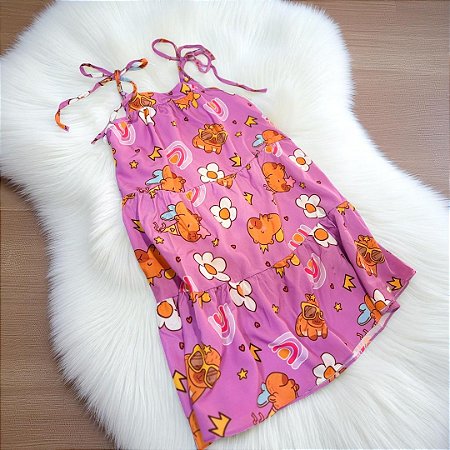 Vestido Capivara (Tam 10)