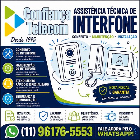 Assistência Técnica de Interfone