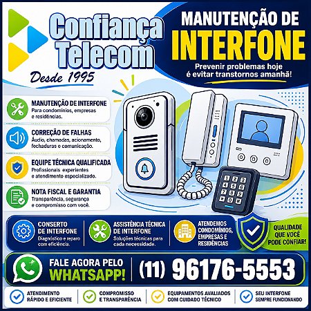 Manutenção de Interfone