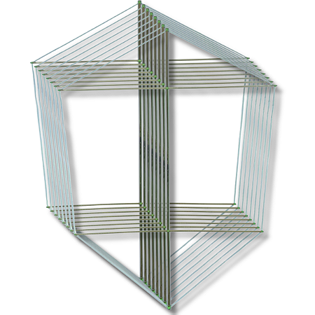 Kit 50 Armação Pronta Para Pipa Foguetinho 70cm Bambu X Bambu