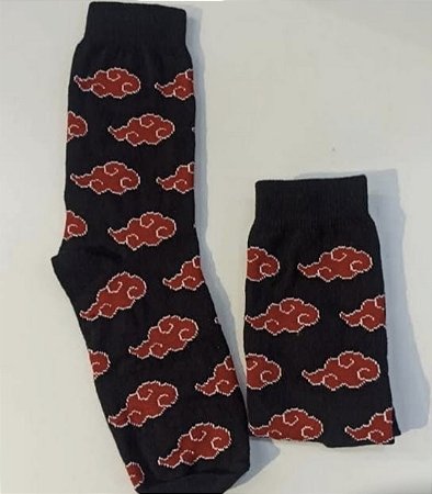 Meia Estilo Naruto Akatsuki - Conforto e Estilo