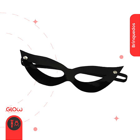 Máscara Verniz Preta Dominatrixx