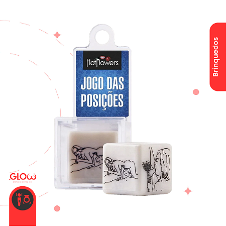 Jogo das Posições - Dado Erótico - Hot Flowers