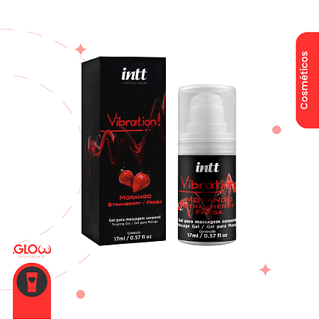 Vibration Gel Sabor Morango 17g Intt