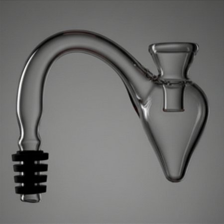 Domeless 14mm Oil Bong Funil Embutido Tipo Pera