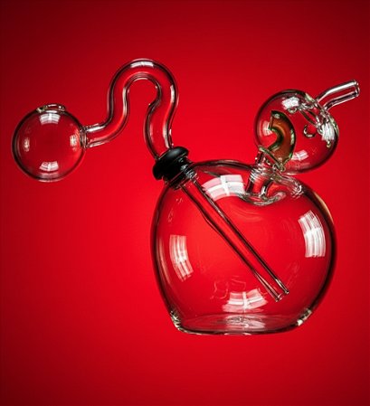 Oil Bong Maçã - Antirrespingos