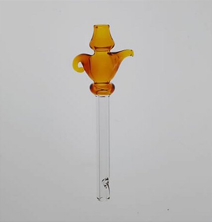 PIteira lâmpada de aladim âmbar 6mm x 8cm