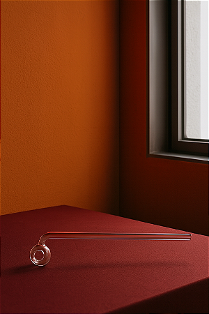 2 Pçs Pipe de vidro para óleos curvo 15cm bola 25mm furo 8mm